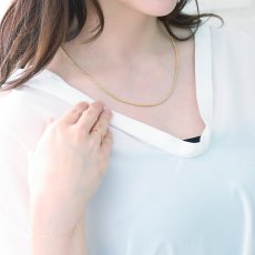パイプロープチェーン 2mm幅の着用イメージ（5）