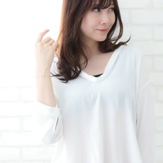 Chiffon line ブレスレット 1.4mm幅の着用イメージ（7）