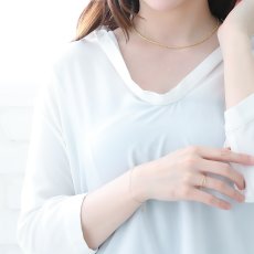 パイプロープチェーン 2mm幅の着用イメージ（4）