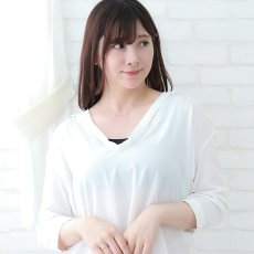 Natural Gold アズキチェーン 0.75mm幅の着用イメージ（6）