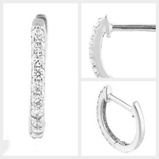 Reason ダイヤモンド0.06ct 中折れピアスのディテール