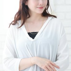 パイプロープチェーン 2mm幅の着用イメージ（4）