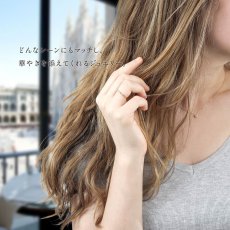 Karen ダイヤモンド ペンダントの着用イメージ（4）