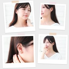 Keller ボール 8mm スタッドピアスの着用イメージ（5）