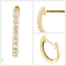 Reason ダイヤモンド0.06ct 中折れピアスのディテール
