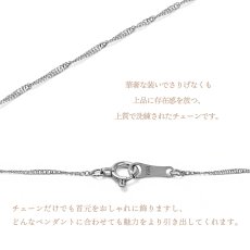 Luna スクリューチェーン 0.8mm幅の特長（2）