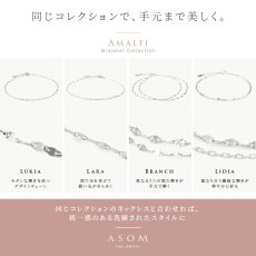 画像11: Amalfi チェーン 1.1mm幅｜Pt850 プラチナ・K18 ホワイトゴールド｜50cm (11)