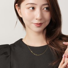 画像3: Amalfi チェーン 1.1mm幅｜K18 イエローゴールド｜45cm (3)