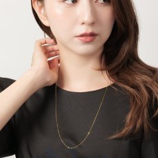 画像2: Amalfi チェーン 1.1mm幅｜K18 イエローゴールド｜60cm (2)