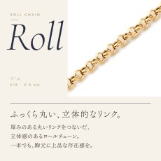 ふっくら丸いリンクのロールチェーン