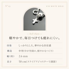 ロールチェーンの仕様（2.6mm幅・中空）