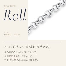 ふっくら丸いリンクのロールチェーン