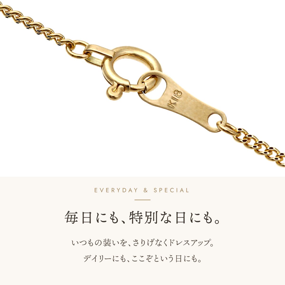 Skinny Clark キヘイチェーンの引き輪とプレート