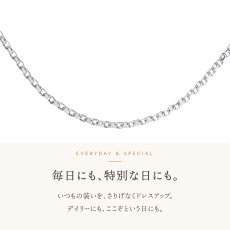 Nicky 8面カットチェーンの留め具とプレート