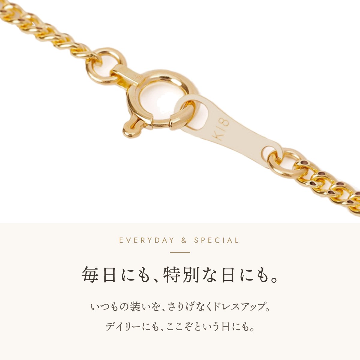 Skinny Clark キヘイチェーンの引き輪とプレート