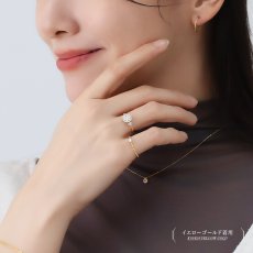 Isabella ダイヤモンド リングの着用イメージ（6）