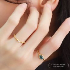 Belita ロンドンブルートパーズ リングの着用イメージ（6）