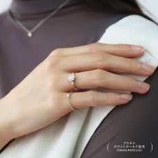 Isabella ダイヤモンド リングの着用イメージ（7）