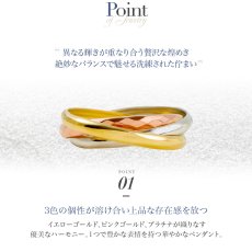 Riona トリコロール ペンダントの特長