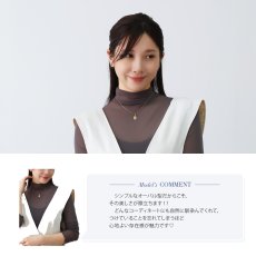 Truday オーバル マリア コイン メダイ ペンダントトップの着用イメージ（4）