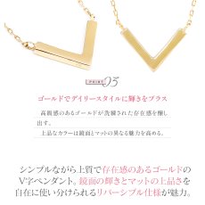 Rosalia Vライン バー ネックレスの特長（2）