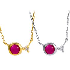 Lava ルビー ダイヤモンド ネックレスのカラー展開