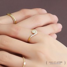 Lucianna ダイヤモンド リングの着用イメージ（6）
