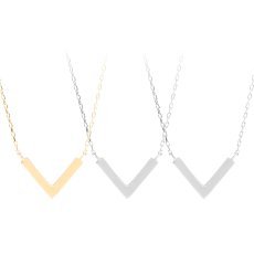 Rosalia Vライン バー ネックレスのカラー展開
