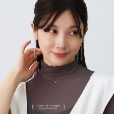Alana ペタル チェーン ピアスの着用イメージ（6）