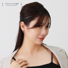 Lava ルビー ダイヤモンド ネックレスの着用イメージ
