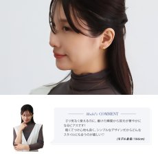 Romy フープピアスの着用イメージ（3）