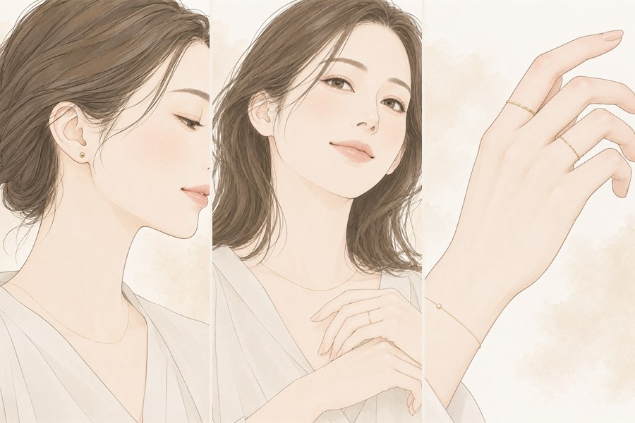 はじめてのゴールドジュエリー